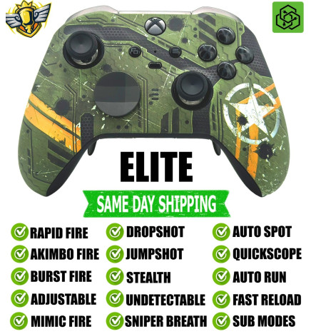 Army Mecha Elite Series 2 Rapid Fire Modded Controller for Xbox Series X/S PC