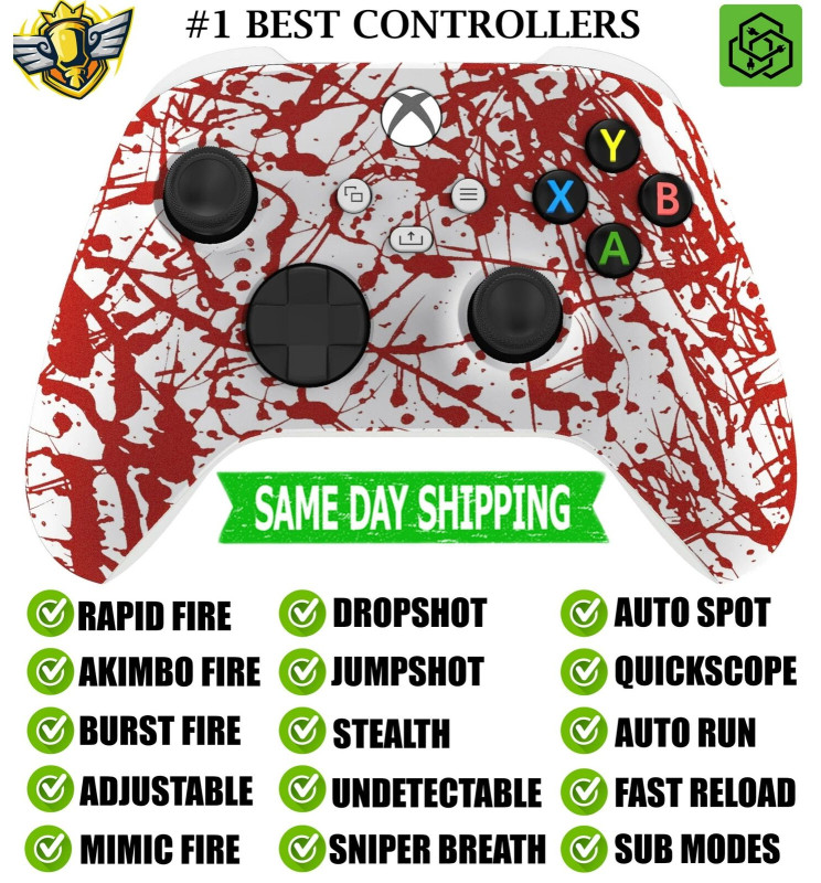 Blood Sacrifice Silent Modz Rapid Fire Modded Controller for Xbox Series X/S