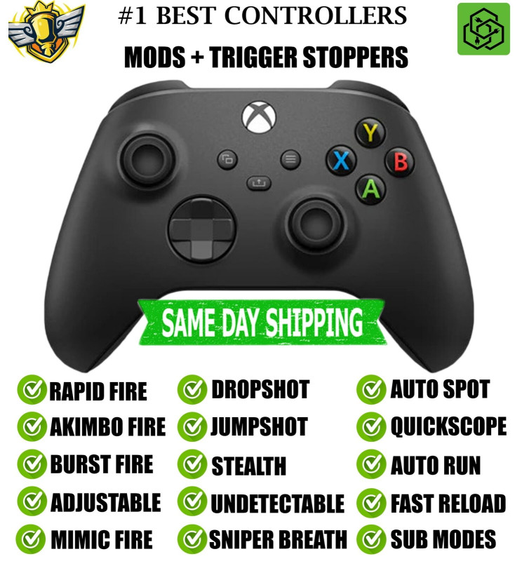 MODS + TRIGGER STOP + BUTTON Rapid Fire Modded Controller for Xbox Series X S