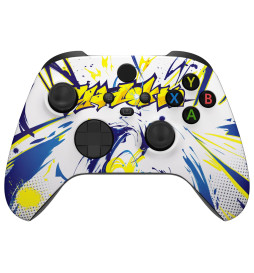 Street Graffiti Soft Touch Faceplate Shell Case For Xbox Series X/S Controller