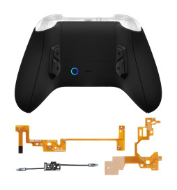 Soft Touch Black Victor 4X Back Buttons Remap Kit for Xbox Series X/S Controller