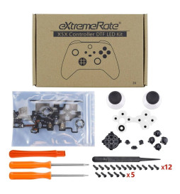 LED Lights DIY Kit Light Up Letters Thumbsticks For Xbox Series X S Controller