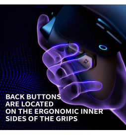 Soft Touch Black Victor 4X Back Buttons Remap Kit for Xbox Series X/S Controller