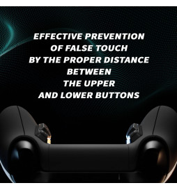 Soft Touch Black Victor 4X Back Buttons Remap Kit for Xbox Series X/S Controller