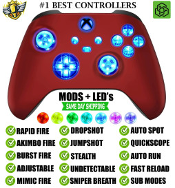 MODS + LEDs Vampire Rapid Fire Wireless Modded Controller for Xbox Series X S