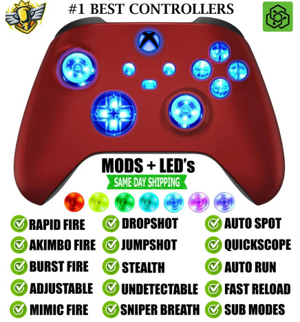 MODS + LEDs Vampire Rapid Fire Wireless Modded Controller for Xbox Series X S