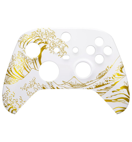 Golden Wave Soft Touch Faceplate Shell Case For Xbox Series X/S Controller