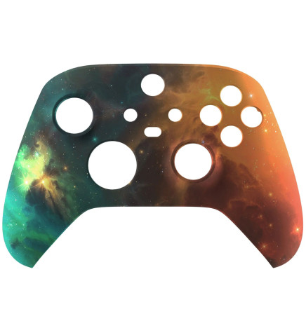 Gold Nebula Soft Touch Faceplate Shell Case For Xbox Series X/S Controller