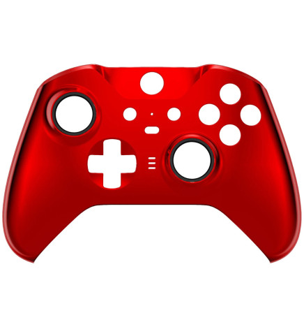Glossy Chrome Red Front Shell compatible with Xbox Elite Series 2 Controller