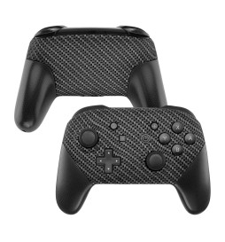 Soft Touch Carbon Fiber Front + Back Shells for Nintendo Switch Pro Controller