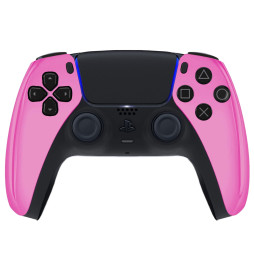 Pink Chrome Pro 4-Paddle PS5 Controller | Silent Mines