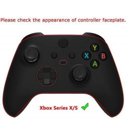 Green Lightning Soft Touch Faceplate Shell Case For Xbox Series X/S Controller
