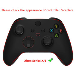 Crystal Fantasy Soft Touch Faceplate Shell Case For Xbox Series X/S Controller