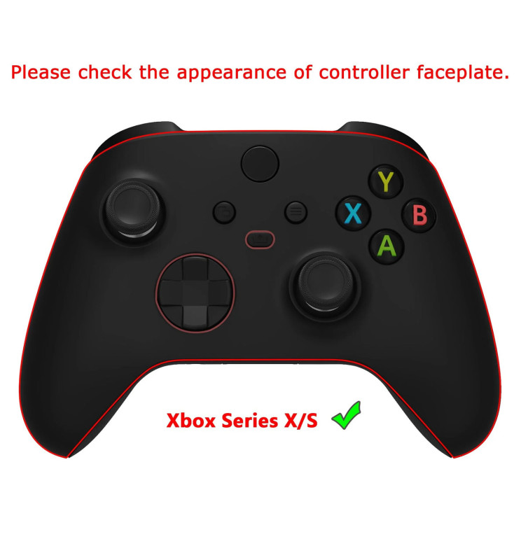 Blood Moon Raven Soft Touch Faceplate Shell Case For Xbox Series X/S ...