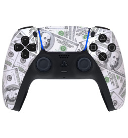Soft Big Money Pro V4 Modded + 4 Paddles Silent Modz Wireless Controller for PS5