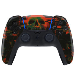 Cyber Skull Pro V4 Modded + 4 Paddles Silent Modz Wireless Controller for PS5