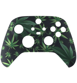 SoftTouch Weed Leaf Faceplate Shell Modded Case For Xbox Series X/S Controller