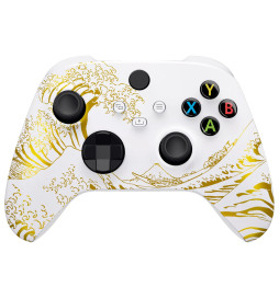 Golden Wave Soft Touch Faceplate Shell Case For Xbox Series X/S Controller