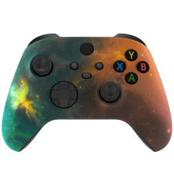 Gold Nebula Soft Touch Faceplate Shell Case For Xbox Series X/S Controller