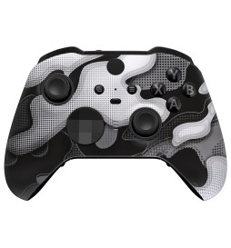 Soft Touch White Camo Front Shell compatible with Xbox Elite Series 2 Controller