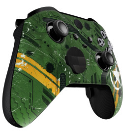 Soft Touch Army Mecha Front Shell compatible with Xbox Elite Series 2 Controller