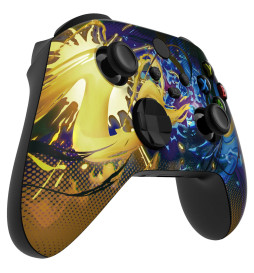 Splattering Fight Soft Touch Faceplate Shell Case For Xbox Series X/S Controller