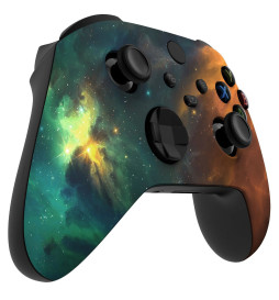 Gold Nebula Soft Touch Faceplate Shell Case For Xbox Series X/S Controller