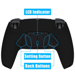4 Back Buttons Programmable Remap Paddle Kit for PlayStation 5 Controller BDM30