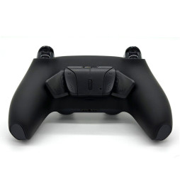 Soft Red Click Triggers + V4 Modded + 4 Paddles Silent Modz Controller for PS5