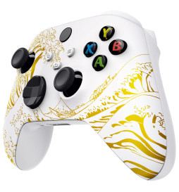 Golden Wave Soft Touch Faceplate Shell Case For Xbox Series X/S Controller