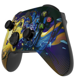 Splattering Fight Soft Touch Faceplate Shell Case For Xbox Series X/S Controller