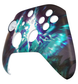 Crystal Fantasy Soft Touch Faceplate Shell Case For Xbox Series X/S Controller