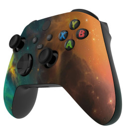 Gold Nebula Soft Touch Faceplate Shell Case For Xbox Series X/S Controller
