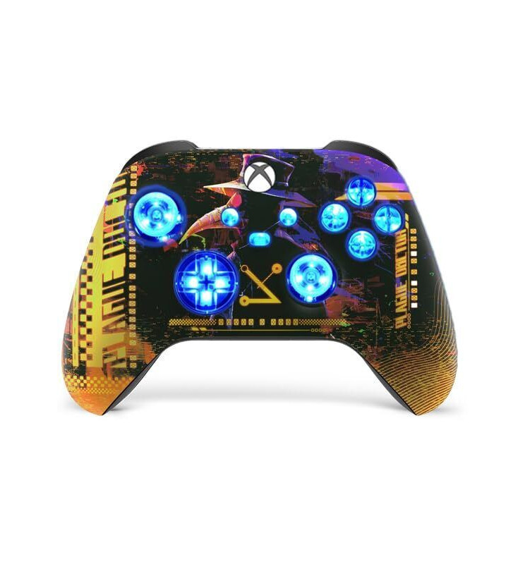 Cyber Plague Punk Silent Modz LED Controller Trigger Stop Grips for Xbox Series