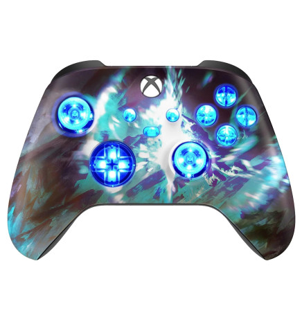Crystal Silent Modz LED Controller Trigger Stop Grips for Xbox Series XS One PC