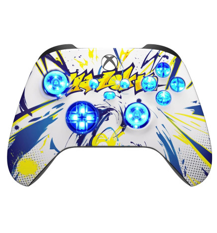 Street Graffiti Silent Modz LED Controller Trigger Stop Grips for Xbox Series XS
