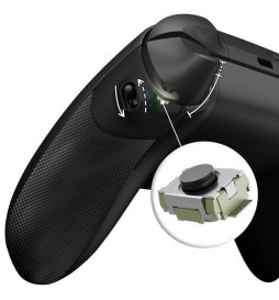 Clicky Rubber Side Rails Grips Trigger Stop Kit for Xbox Series X S Controller