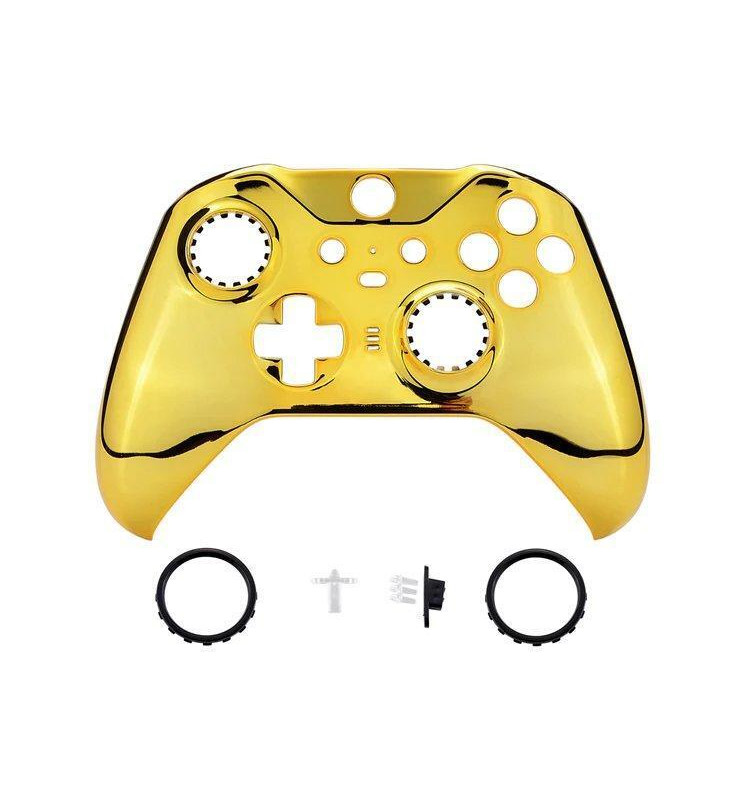 Chrome Gold Front Shell Faceplate Case Custom for Xbox Elite Series 2 Controller