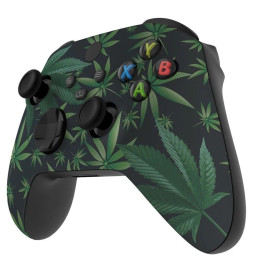 Custom Soft Touch Weed Leaf Wireless Controller Compatible with Xbox Series X S