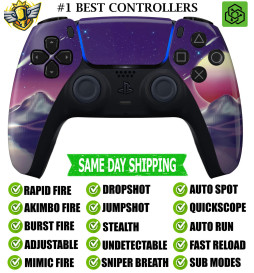 The Cyber Moon Silent Modz Rapid Fire Modded Wireless Controller for PS5 & PC