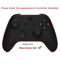 Clicky Rubber Side Rails Grips Trigger Stop Kit for Xbox Series X S Controller