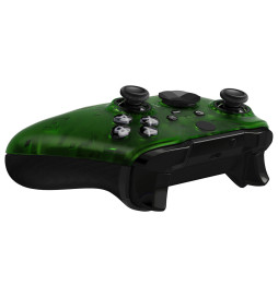 Clear Green Front Shell Faceplate Case Custom for Xbox Elite Series 2 Controller