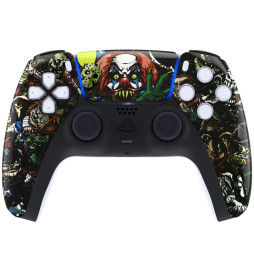Scary Party Glossy Front Shell Faceplate Case for PS5 PlayStation 5 Controller