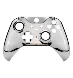 Chrome Silver Shell Faceplate Case Custom for Xbox Elite Series 2 Controller