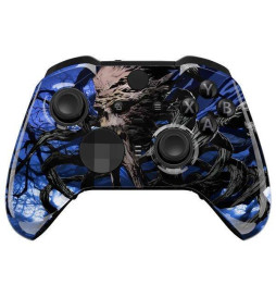Skull Glow Front Shell Faceplate Case Custom for Xbox Elite Series 2 Controller