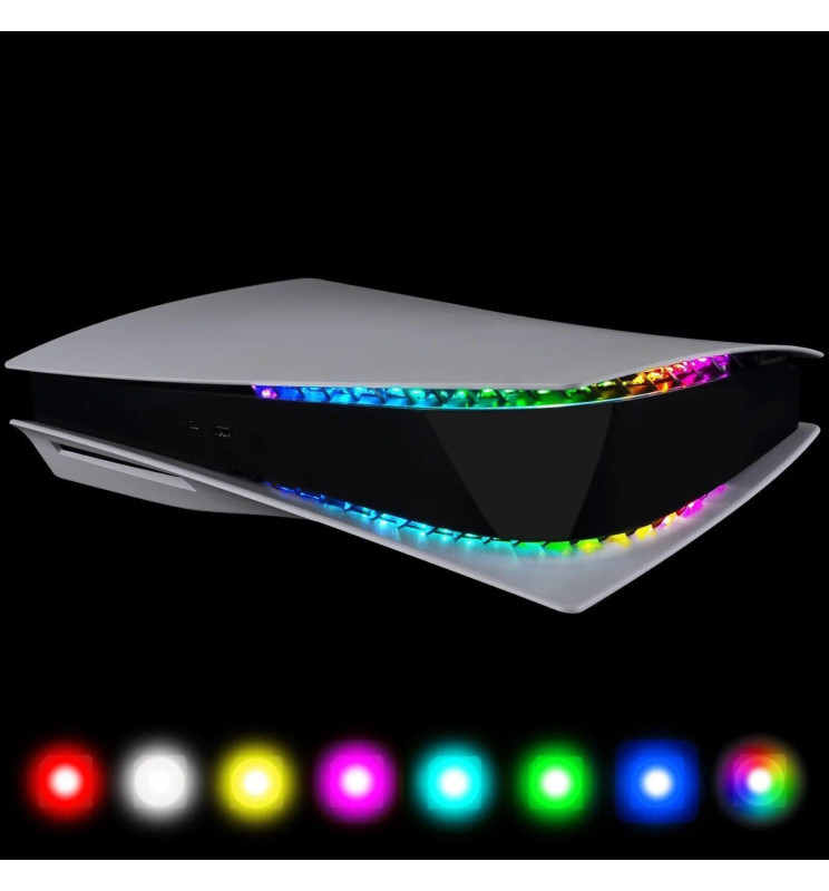 RGB LED Lights For PS5 Light Strip Mod Kit Compatible with Playstation