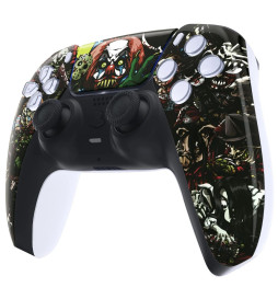 Scary Party Glossy Front Shell Faceplate Case for PS5 PlayStation 5 Controller