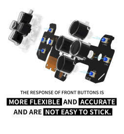 Face Clicky Buttons Hair Tap Mouse Click DIY Kit For PS5 Controller BDM-030