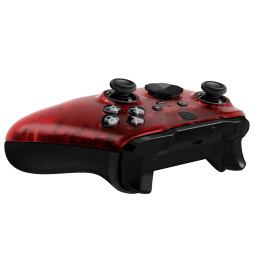 Clear Red Front Shell Faceplate Case Custom for Xbox Elite Series 2 Controller