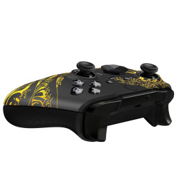 Golden Wave Front Shell Faceplate Case Custom for Xbox Elite Series 2 Controller